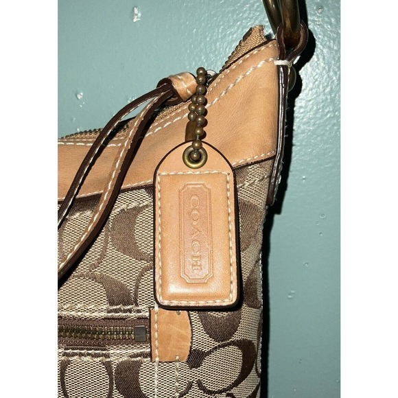 COACH SIGNATURE MONOGRAM FRONT POCKET CROSSBODY SHOULDER BAG - Picture 14 of 16